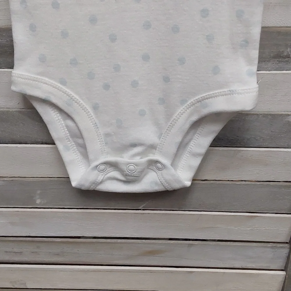 Carters white blue